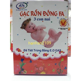 Gạc rốn Đông Fa cho bé (hộp 3 cái)