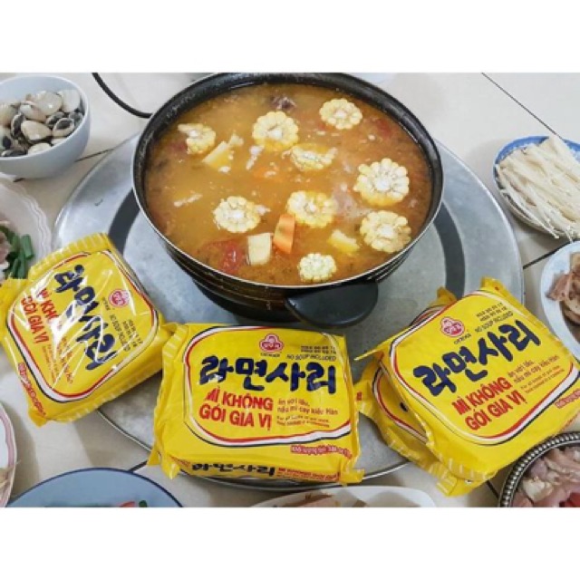 MÌ KHÔNG GÓI GIA VỊ OTTOGI 110g, mì cay, mì nấu mì cay , mì ăn lẩu, mì dùng để xào