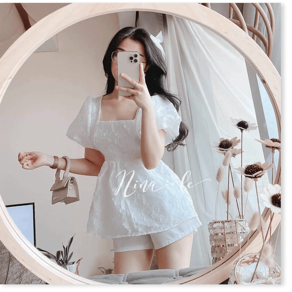 SÉT BỘ NỮ TIỂU THƯ CHẤT LIỆU GẤM TAFTA SANG TRỌNG QUÝ PHÁI CỰC HOT iLOVECARE