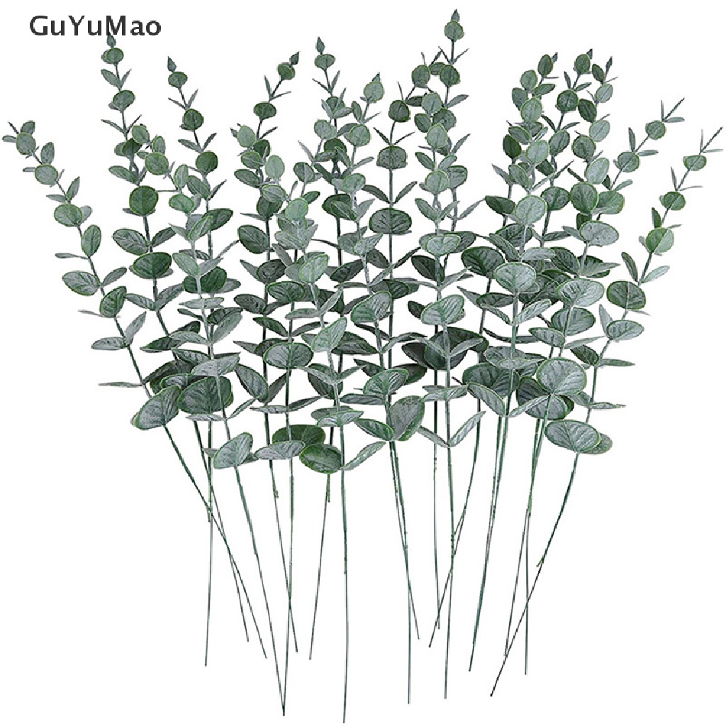 Set 12 cành lá bạch đàn giả trang trí nhà PRTA