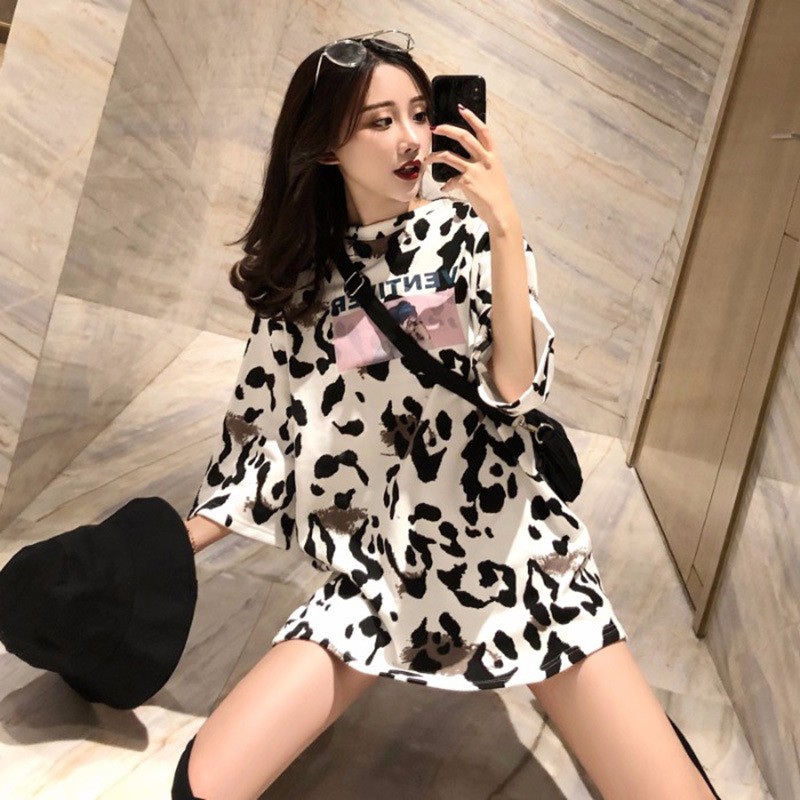 Áo Thun Nữ Ventivers  Nana's House - FREESHIP  Phông bò sữa form rộng oversize dáng suông cá tính Ulzzang HOT