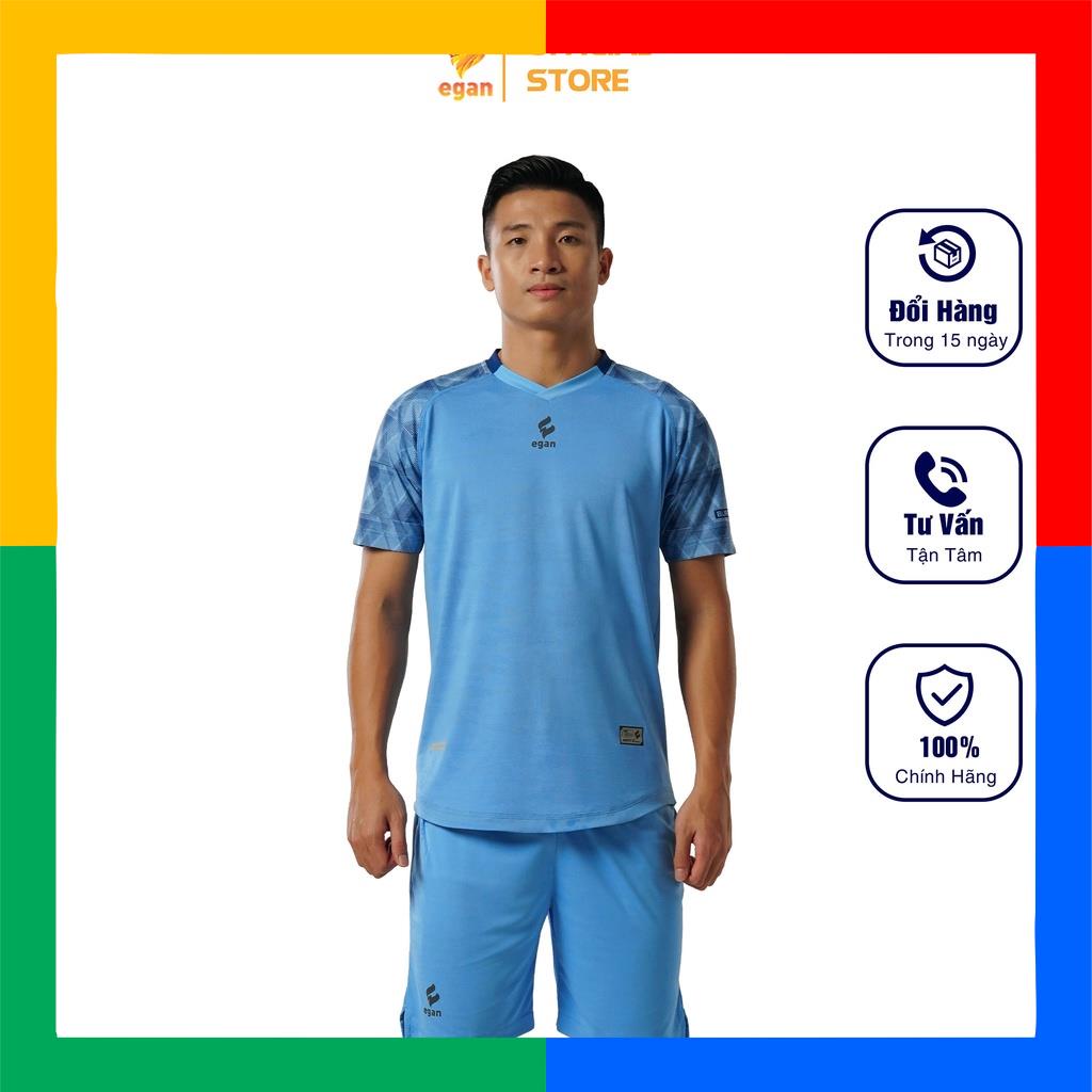 Bộ quần áo thể thao bóng đá đồ bộ nam mùa hè cao cấp màu biển EGAN ALPHA