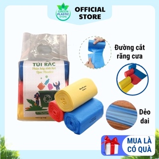 Túi đựng rác màu tự hủy sinh học Opec Plastic bao đựng rác nilon thân thiện môi trường 1Kg