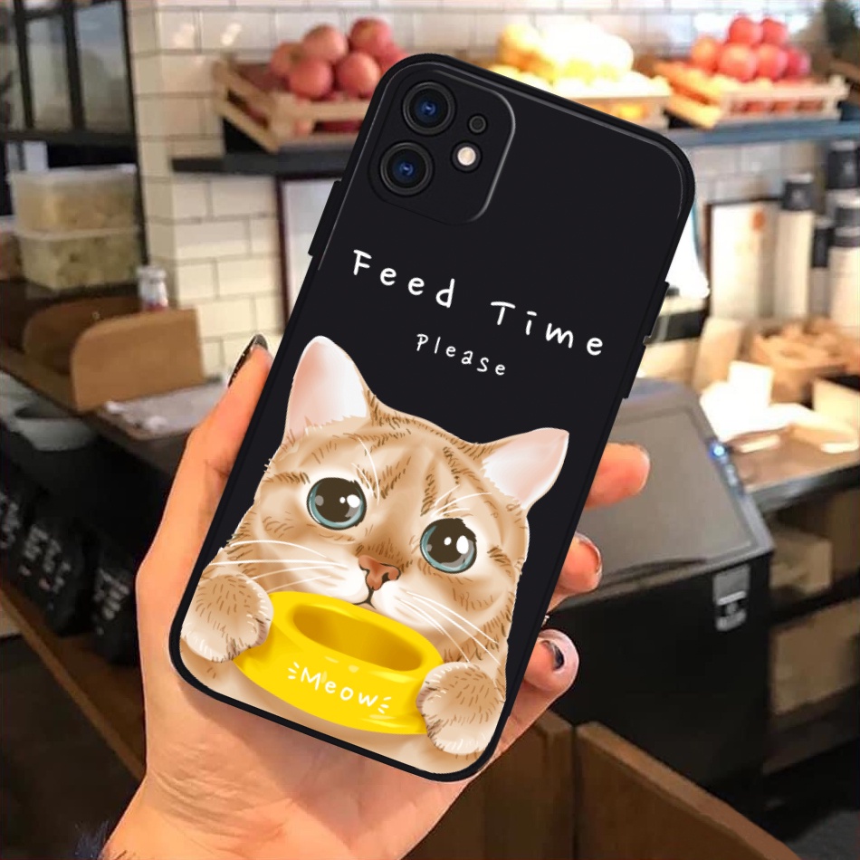 Vỏ ốp iPhone Feed Time chống sốc cho iPhone 6/6pl/6s/6spl/7/7pl/8/8pl/x/xs/11/12/13/pro/max - Chinchincase