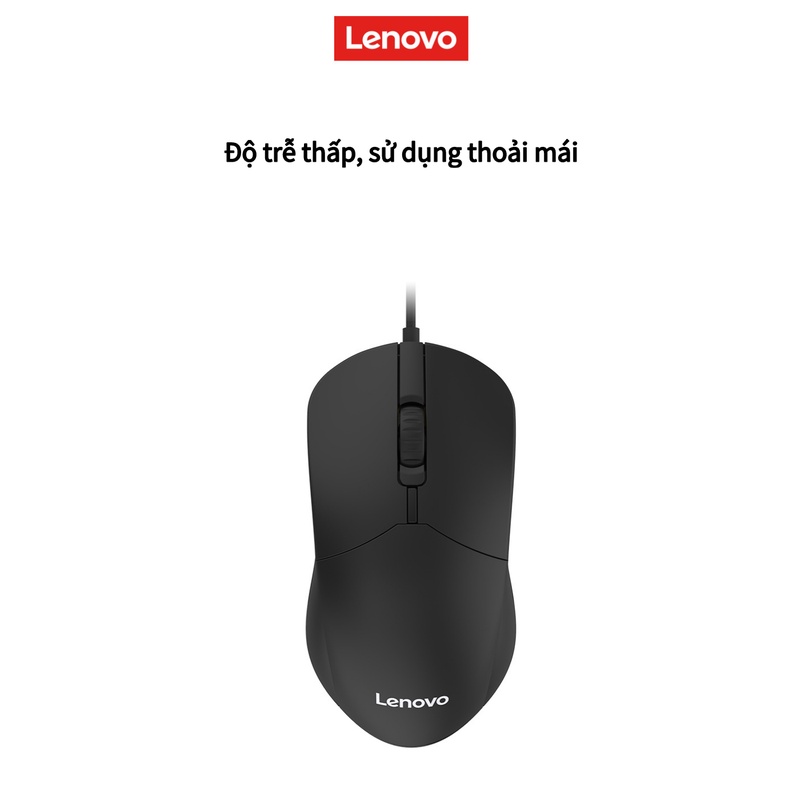 Chuột có dây Lenovo M101 1200dpi siêu bền tiện dụng cho máy tính