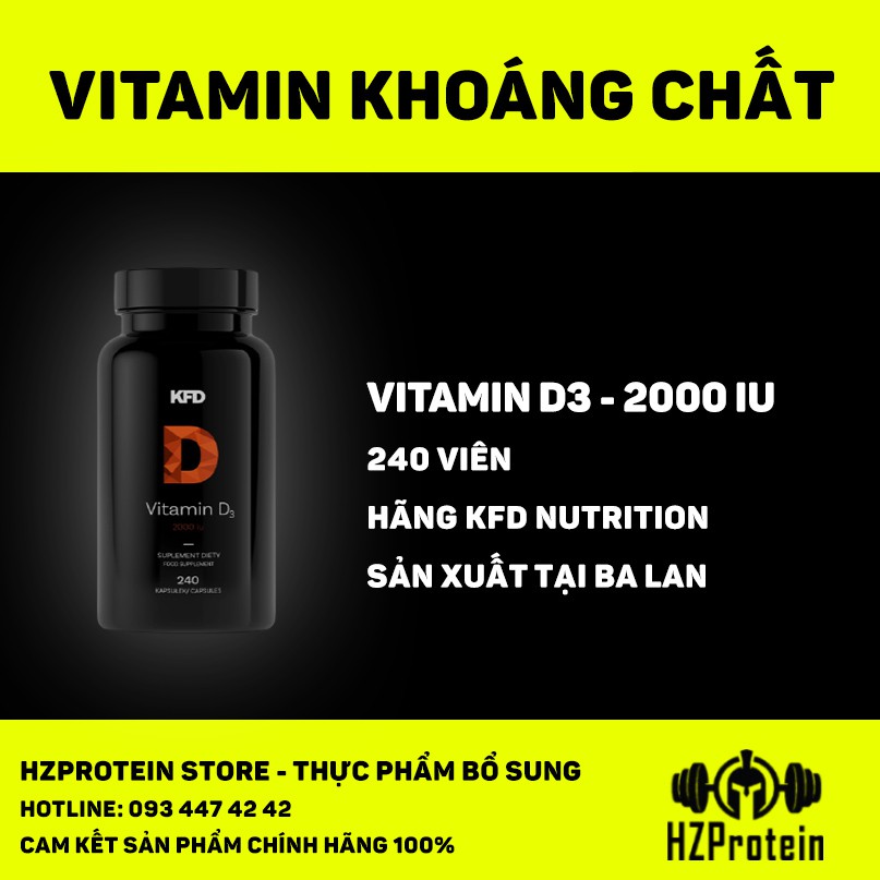KFD VITAMIN D3 (2000 IU) - VIÊN UỐNG HỖ TRỢ XƯƠNG KHỚP, TỔNG HỢP CANXI (240  VIÊN) | Shopee Việt Nam