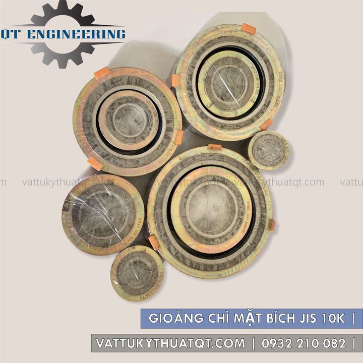 Gioăng Chì JIS 10K | 3 Vành | DN125,DN150
