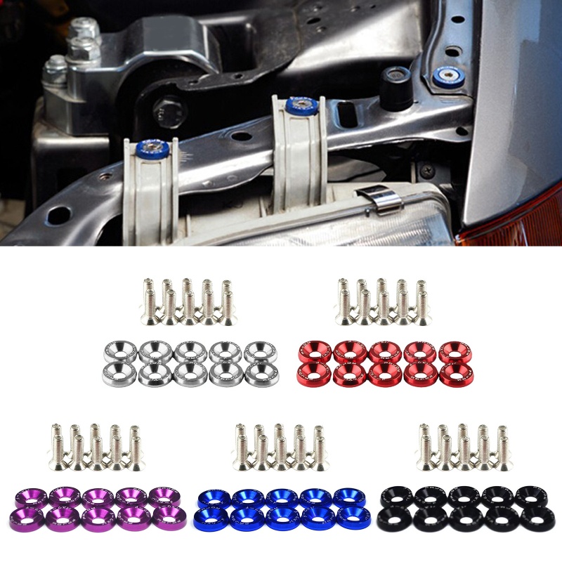 FENDER Bộ Ốc Vít Và Vòng Đệm Động Cơ Xe Hơi Chuyên Dụng