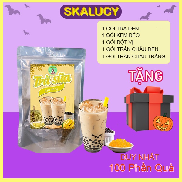 Trà Sữa Sầu Riêng Siêu Ngon Béo Ngậy, Nguyên Liệu Nấu Trà Sữa Tại Nhà Đảm Bảo Vệ Sinh An Toàn Trà Sữa Skalucy