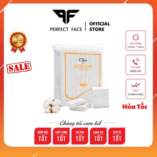 Bông tẩy trang 3 lớp Cotton Pads túi 222 miếng - Perfect Face