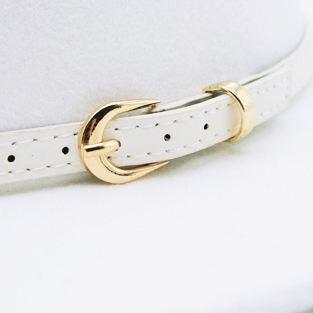 Mũ Fedora Vành Rộng Có Khóa Thắt Lưng Thời Trang Xuân Thu Đông Cho Nữ