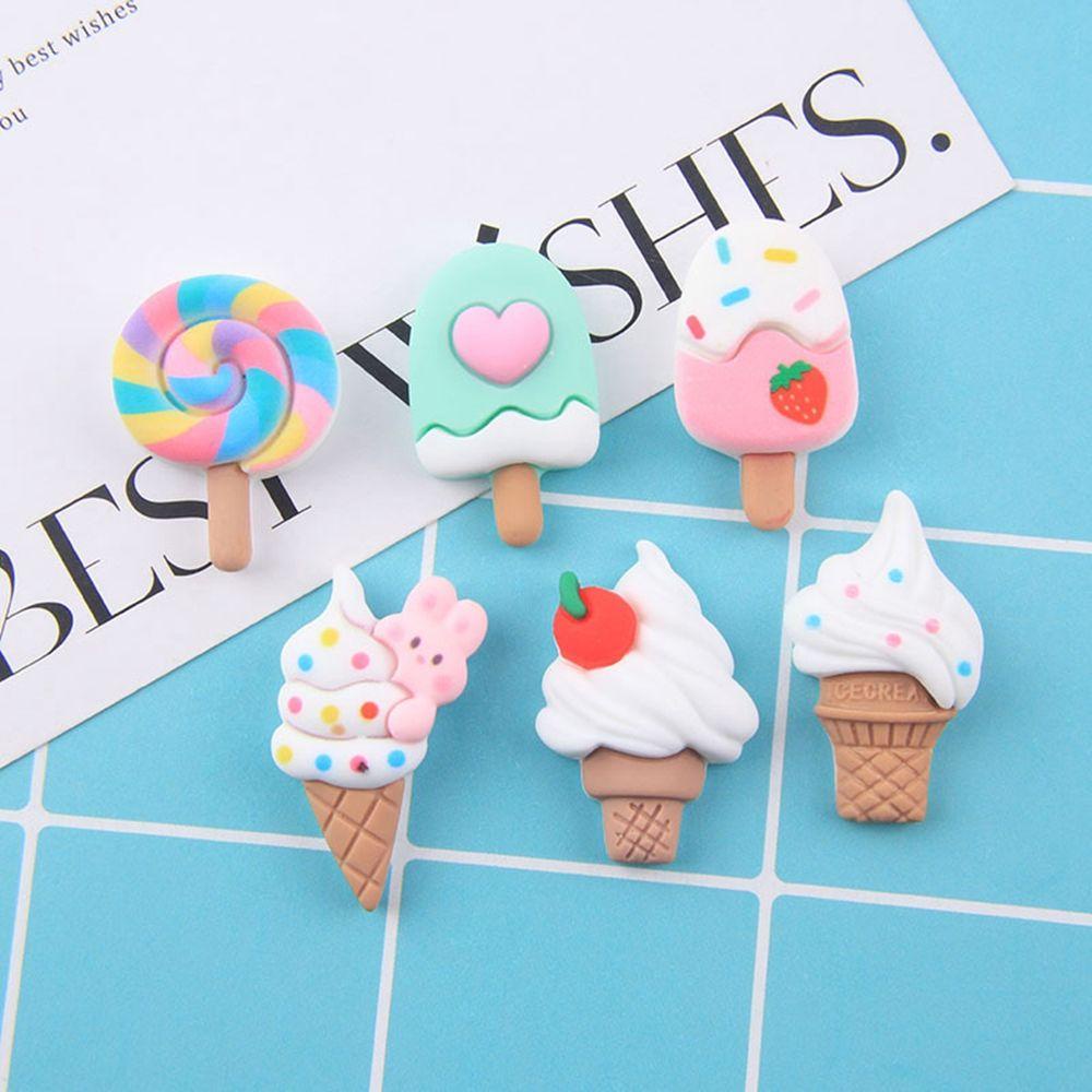 Kẹp Tóc Hình Kẹo Mút Mini DIY Trang Trí Điện Thoại