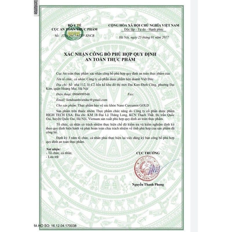 Nghệ Nano curcumin gold giúp giảm đau dạ dày, viêm tá tràng