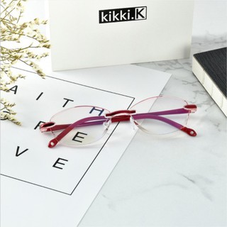 Kính lão thị nữ giới Nhật bản kính viễn thị trung niên cao cấp siêu nhẹ không vành