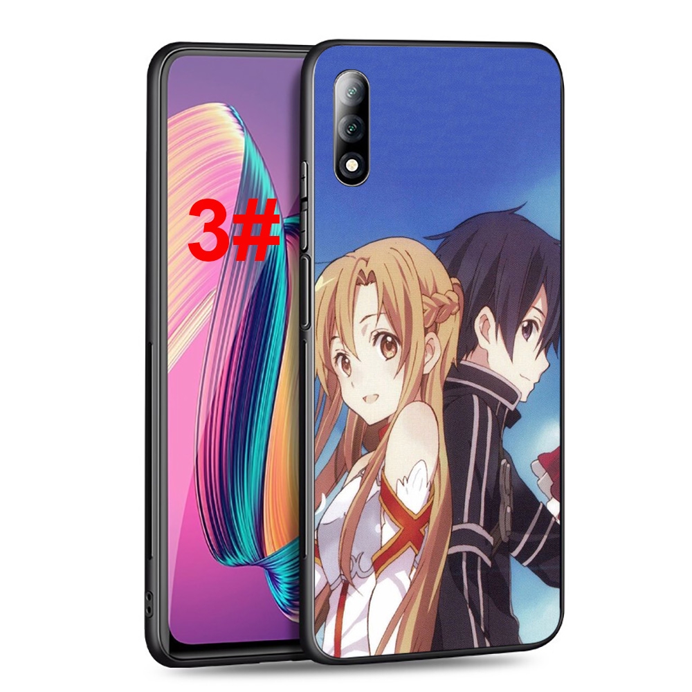 Ốp điện thoại silicone mềm họa tiết Sword Art Online cho Honor 20 Pro 20S 8X 7A Pro 10 9 8 Lite 267F