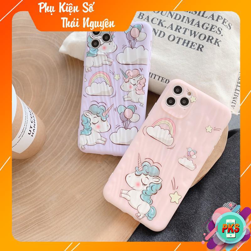 ỐP LƯNG KỲ LÂN- Unicorn DỄ THƯƠNG HÀN QUỐC -  DẺO SÓNG LỒI - NHĂN 6 6PLUS 7PLUS 8PLUS X XSMAX 11 11PROMAX -Hồng Anh Case