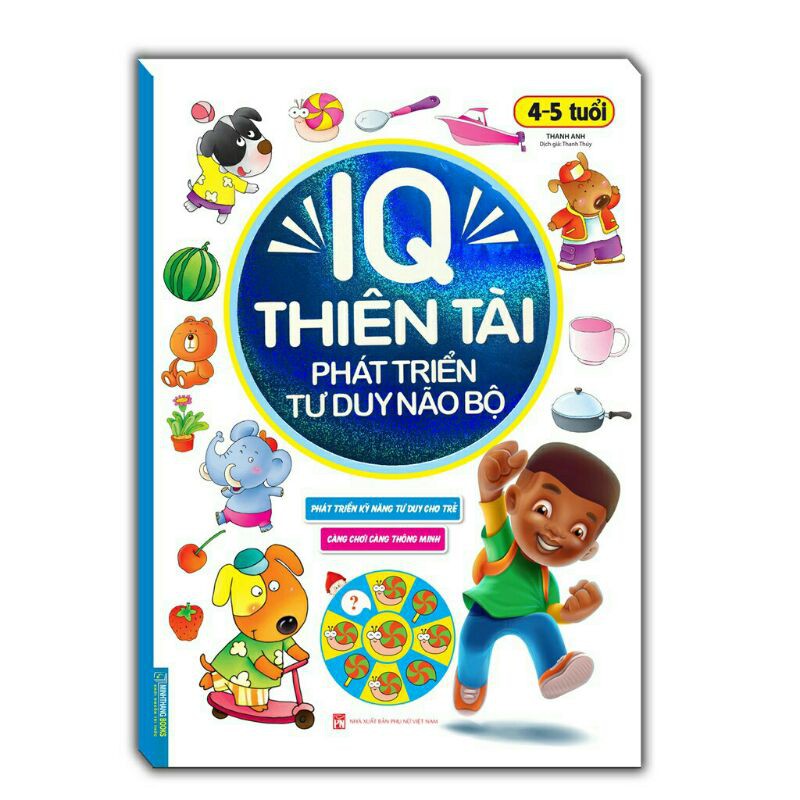 Sách - (Bộ 6 cuốn) IQ Thiên Tài Phát Triển Tư Duy Não Bộ (1-7 tuổi)