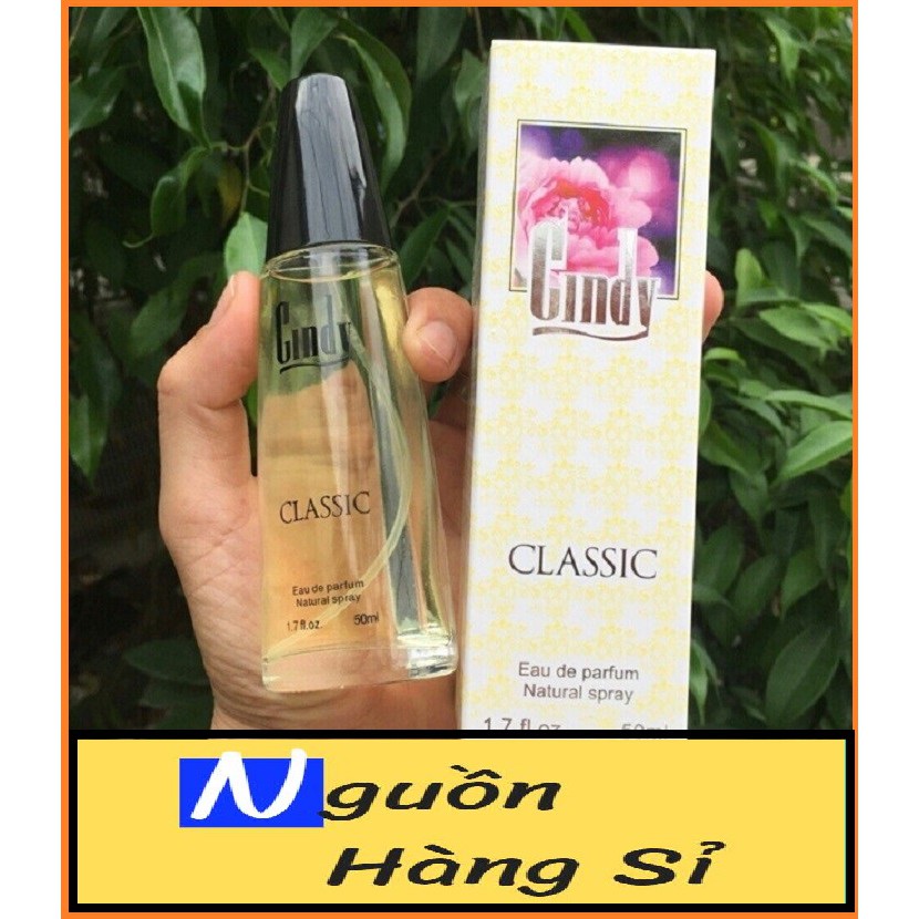 Nước hoa Cindy Classic nắp đen 50ml