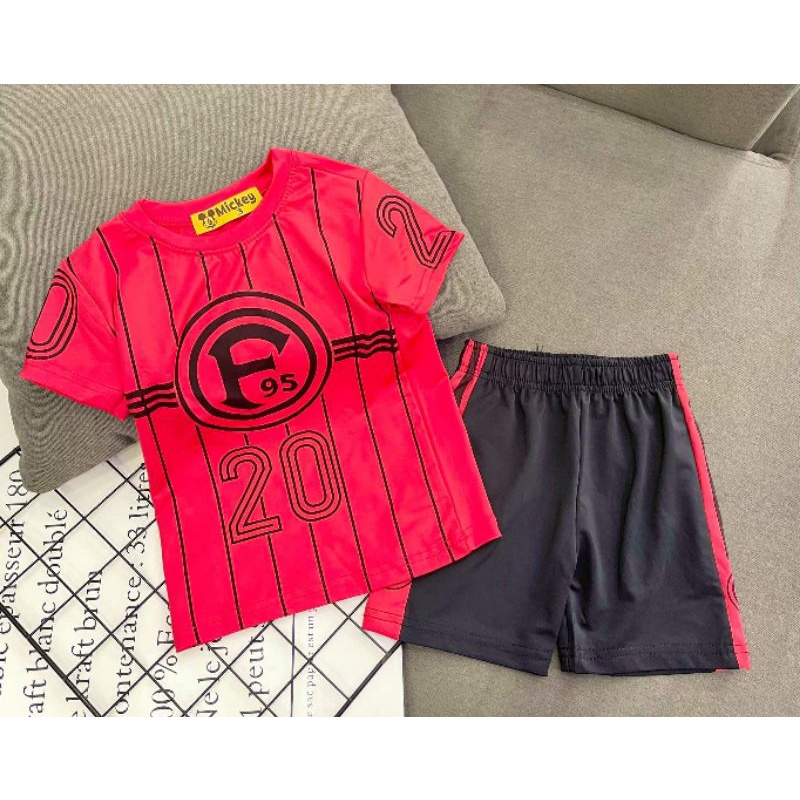 Bộ thể thao thun lạnh in 3D hình siêu đẹp cho bé trai - Đồ bộ trẻ em