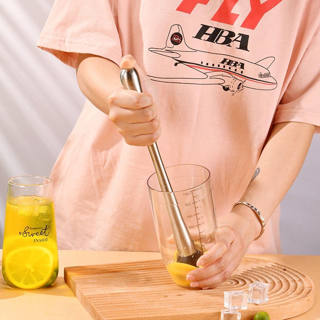 Dụng Cụ Pha Chế Cocktail Bằng Thép Không Gỉ DIY