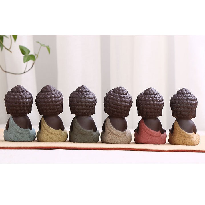 Tượng Phật Gốm Cát Tím - Đồ trang trí xe hơi, tiểu cảnh, tượng để bàn làm việc, trang trí nhà | BigBuy360 - bigbuy360.vn