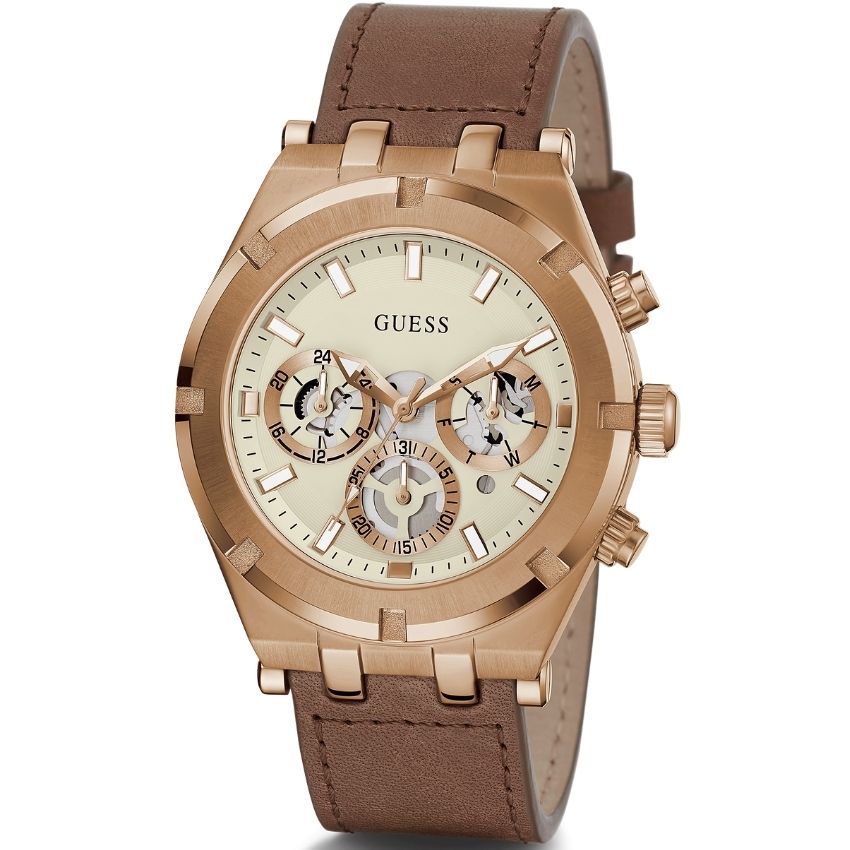 Đồng Hồ Nam Guess GW0262G3  3 Mặt Số Phụ  44mm