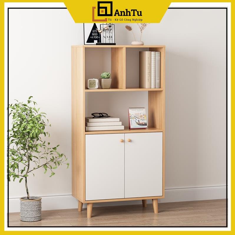 Tủ sách hiện đại , tủ gỗ đa năng, phù hợp nhiều không gian trong gia đình chất gỗ MDF kích thước 107x60x30cm