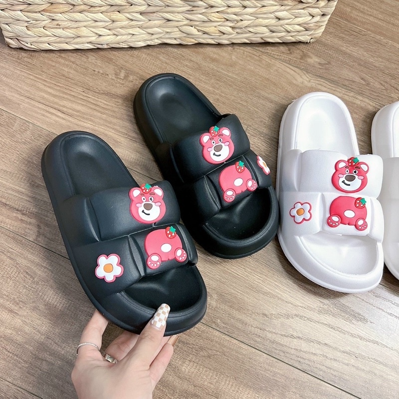 Dép bánh mì nữ, dép đế độn siêu nhẹ chất liệu EVA size kép 36-41