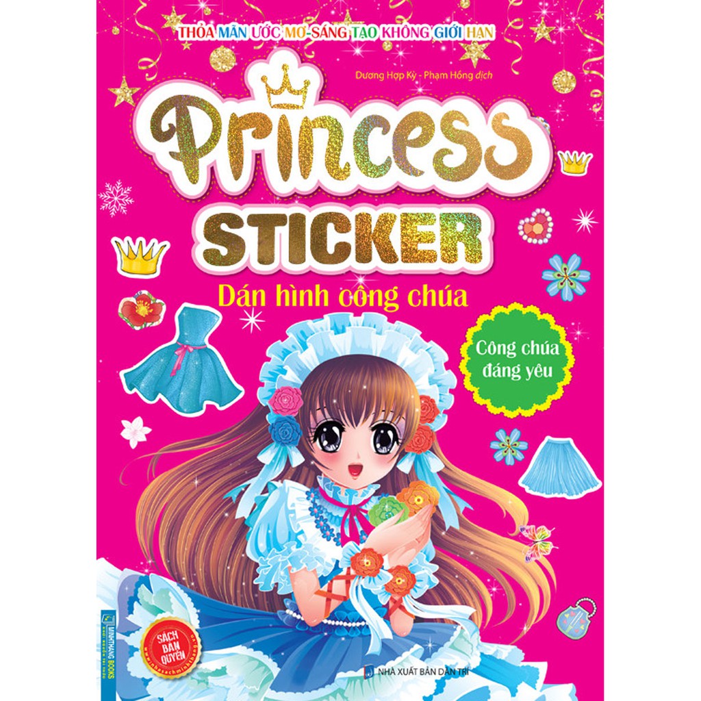 Sách - Princess Sticker Dán Hình Công Chúa - Công Chúa Đáng Yêu