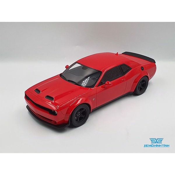 Xe Mô Hình Dodge Challenger SRT Super Stock Limited Editon 2019 1:18 GTSpirit ( Đỏ )