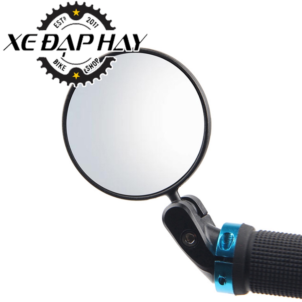 Bộ 2 Gương Lắp Xe Đạp Thể Thao Cao Cấp Xoay 360 Độ | Đế Gương Bằng Nhựa ABS Chống Va Đập | Tặng Kèm Bộ Lục Giác