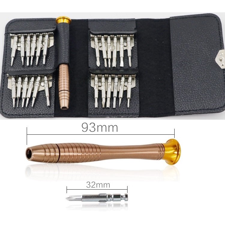 Bộ Tua Vít Đa Năng Tua Vít 25 Đầu Trong 1 Screwdriver Mẫu HOT Độ cứng cao và bền đầu không bị toè sau nhiều lần sử dụng