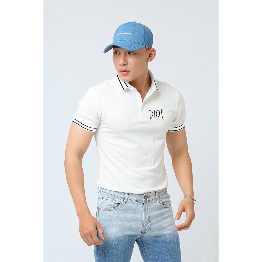 9 mẫu Áo Thun NAM Nữ Ngắn Tay Có Cổ Họa Tiết THÊU Cao Cấp Gía Sỉ Sành Điệu Bao Đẹp Chất Lượng Thun Dày