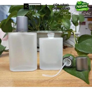 Chai chiết 50ml nhám mờ sang trọng, vòi xịt phun sương