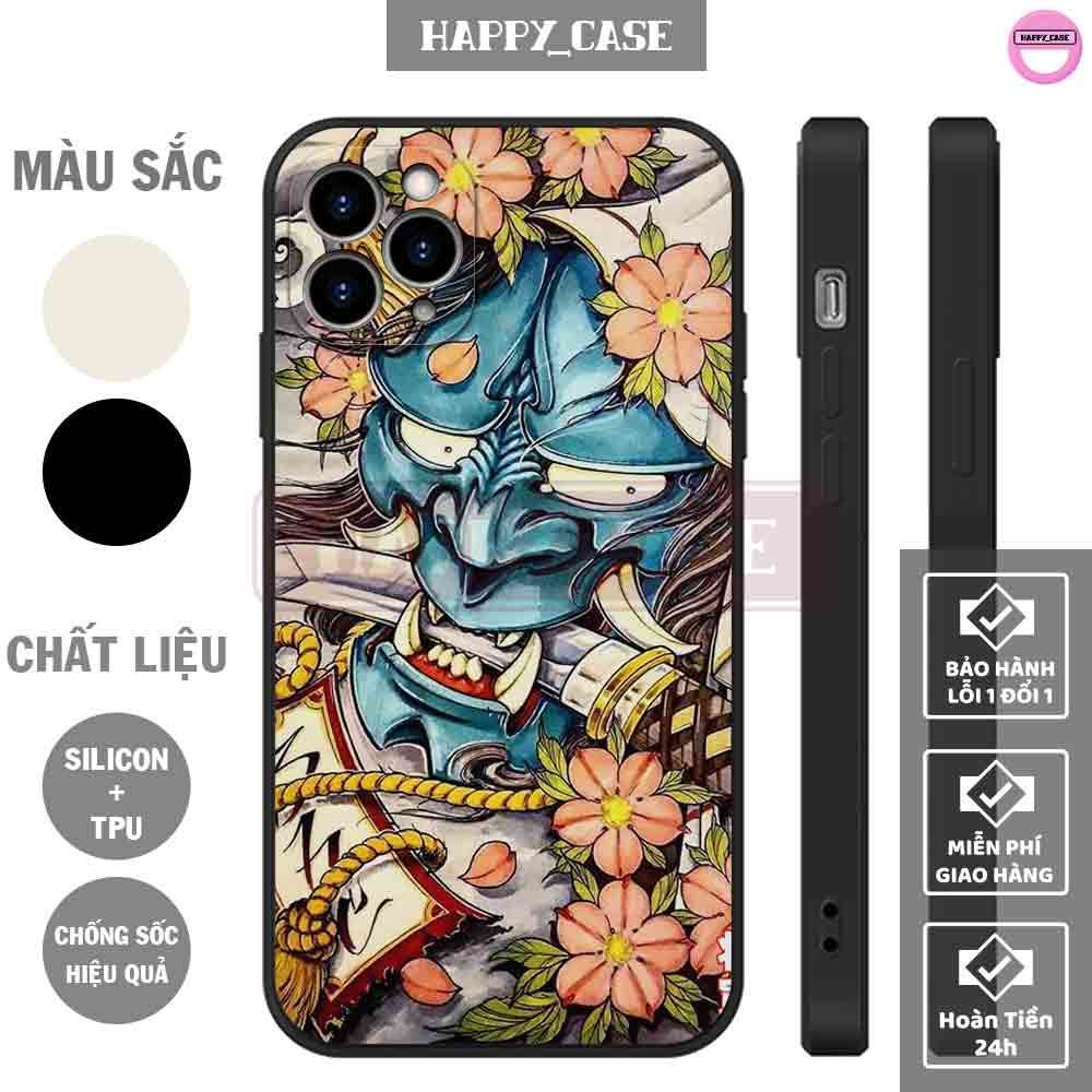 Ốp iPhone NB542 Hình Quỷ Nhật Bản Chống Sốc iPhone Happy Case