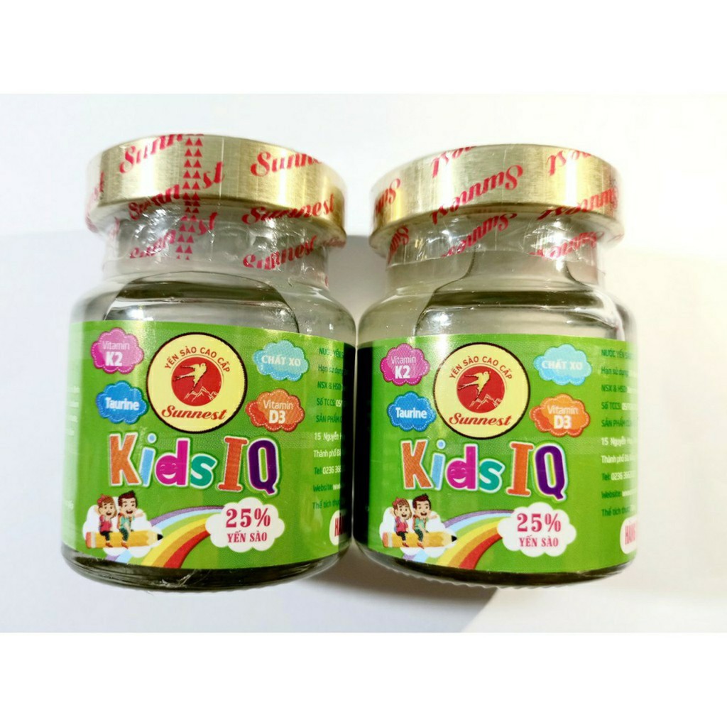 Yến sào Sunnest đặc biệt 25%  Dành cho bé