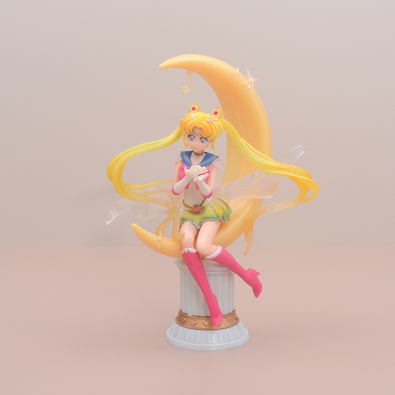 Sailor Moon Mô Hình Nhân Vật Thủy Thủ Mặt Trăng Bằng Pvc Chất Lượng Cao