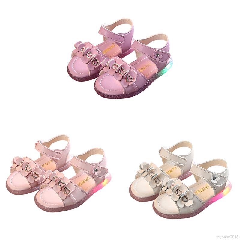 Giày Sandals Nữ Có Đèn Led Phát Sáng