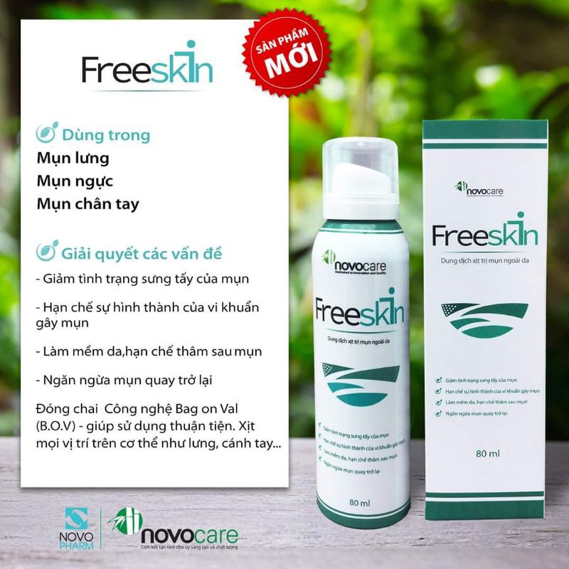 DUNG DỊCH XỊT TRỊ MỤN LƯNG FREESKIN