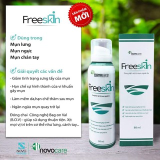 DUNG DỊCH XỊT TRỊ MỤN LƯNG FREESKIN