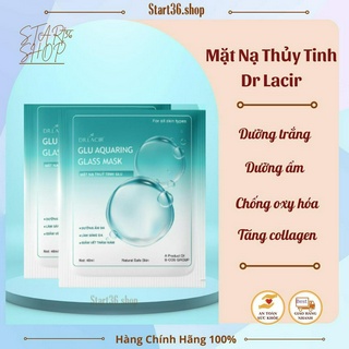 Mặt nạ thủy tinh Dr Lacir mặt nạ glutathione chính hãng giúp trắng da, ngừa lão hóa, giảm thâm nám, hộp 6 miếng