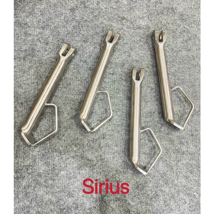 CHÂN CHỐNG NGHIÊNG INOX 304 cho RAIDER, WINNER, EXCITER 150, FUTURE 2018, DREAM, WAVE, SATRIA, VARIO, SIRIUS