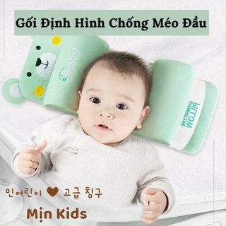 Gối Định Hình Đầu Thông Minh Chống Méo Đầu- Bẹt Đầu Cho Trẻ Sơ Sinh