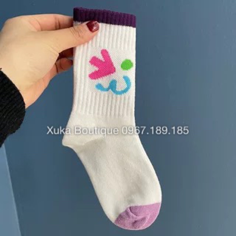 Tất Trẻ Em Hàn Quốc, Tất Vớ Dài Cotton Cao Cấp Cho Bé Từ 3 đến 12 tuổi đi được cả 4 mùa trong năm