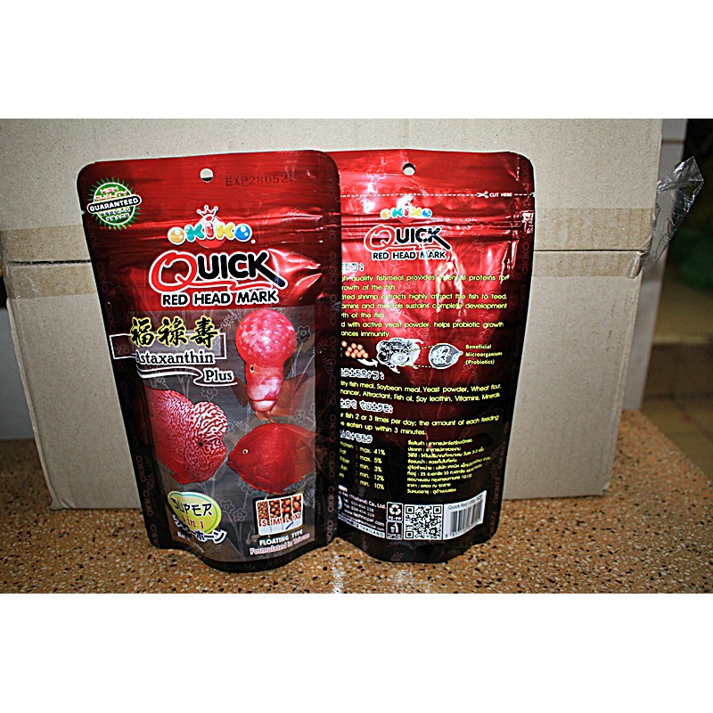 Thức ăn Quick Okiko Lên Màu cho cá cảnh