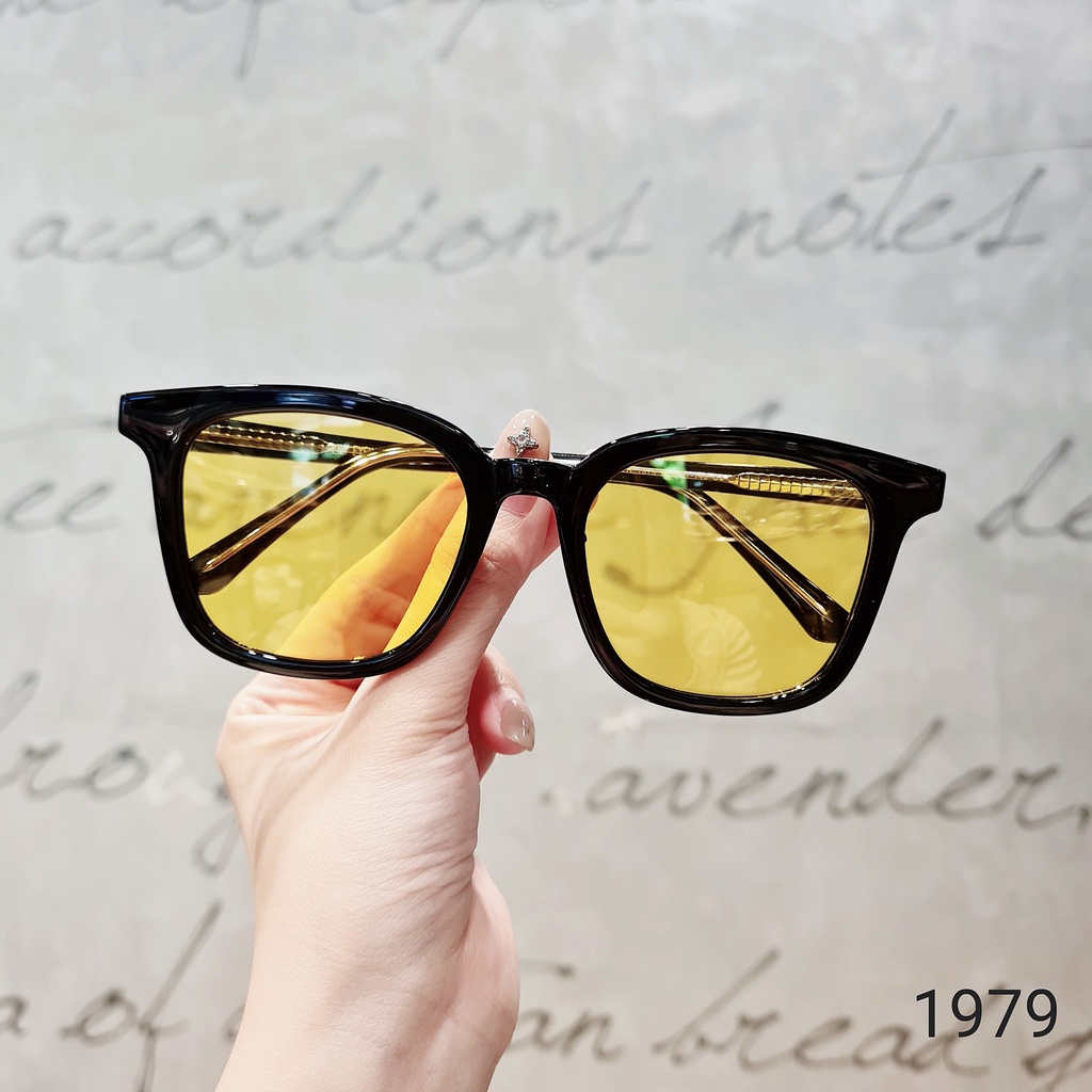 Kính râm vuông nam nữ LILYEYEWEAR mắt phân cực chống tia UV400 chất liệu nhựa cứng cáp màu sắc thời trang P1979