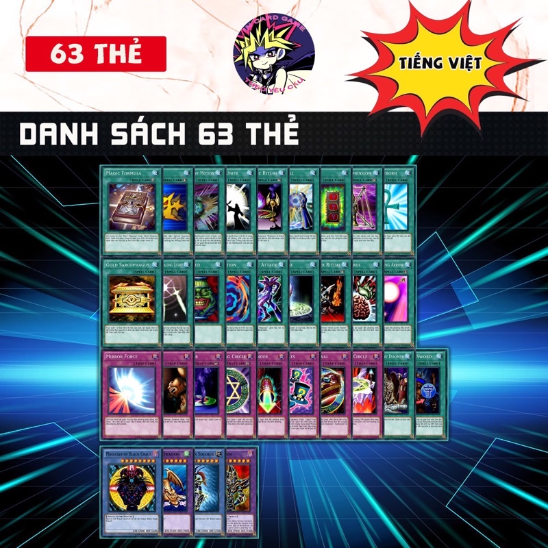 Bộ Bài Yugi Muto Tiếng Việt.