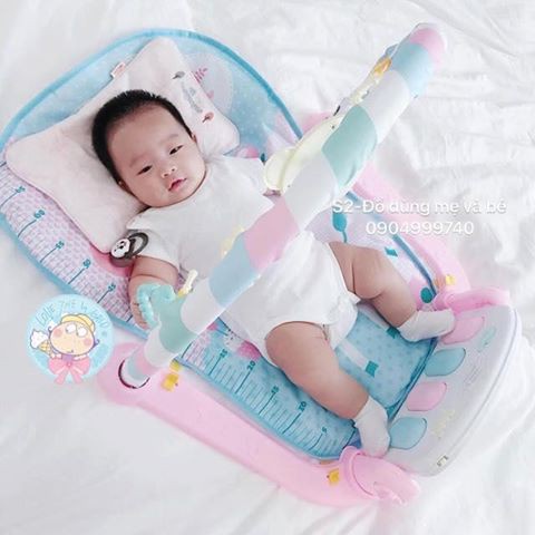 Thảm đàn 9BABY nằm chơi piano hình hươu cho bé