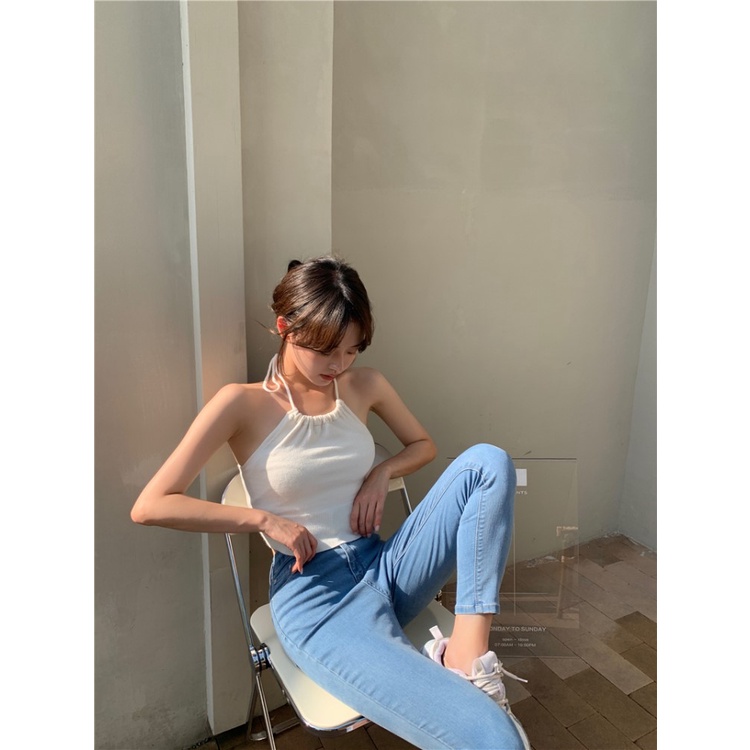 QADCOL Áo dây QADCOL dệt kim thiết kế quyến rũ cho nữ