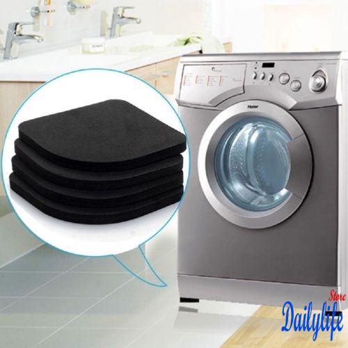 .IA-Home Supplies Desk Corner Mattress Washing Machine Shockproof Pad Black